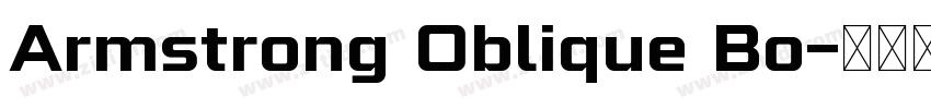 Armstrong Oblique Bo字体转换